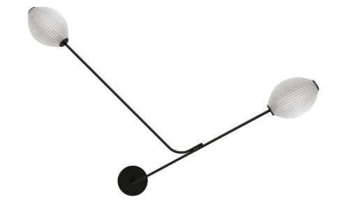 GUBI Satellite Wall Lamp H: 119 cm - Cream White
