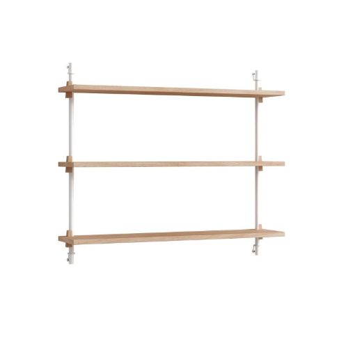 Moebe Wall Shelving Sets 65x85 cm - Oak / White