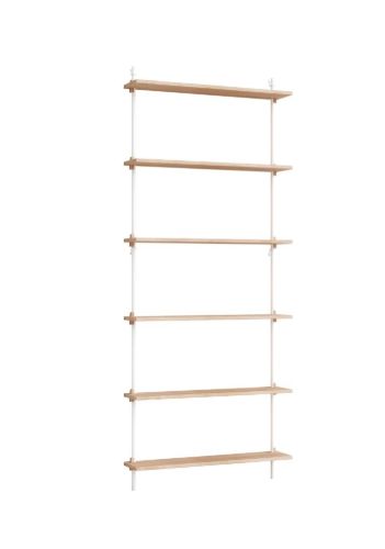Moebe Wall Shelving Sets 200x85 cm - Oak/White