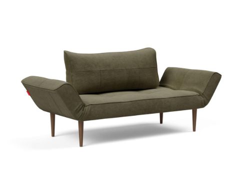 Innovation Living Zeal Styletto Daybed 72x178 – Dunkles Holz/Cordufine Pine Green