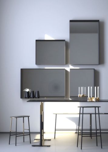FROST BUKTO Hocker H: 45 cm – Mattweiß
