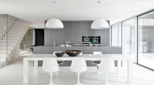 FLOS Skygarden 1 Pendelleuchte Ø: 60 cm - Glänzendes Weiß