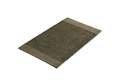 Woud Rombo Teppich Klein 140x90 cm - Moosgrün
