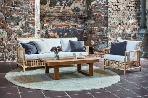 VERWENDEN SIE NICHT das Sika-Design Rückenpolster für Caroline Stuhl mit Quickdry-Schaum - Weiß