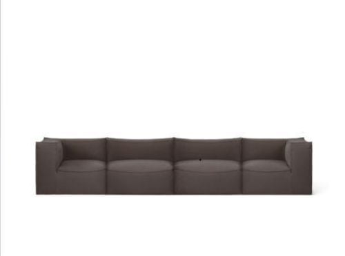 Ferm Living Catena Sofa Armlehne rechts S401 Hot Madison 76x119 cm - Braun