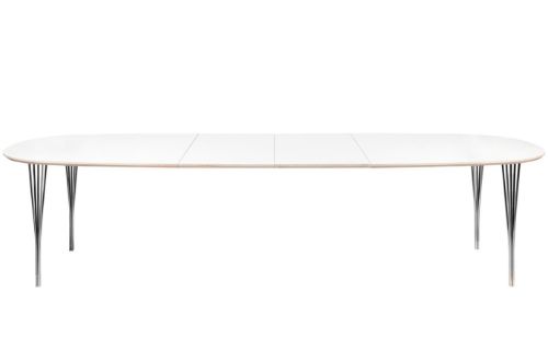 VERWENDEN SIE NICHT Haslev Zusatzplatte Für Symphony 78 105 x 48 cm - Weiß Laminat