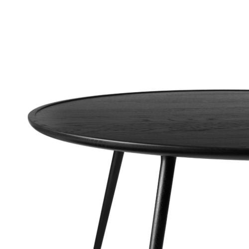 Mater Accent Esstisch Ø: 140 cm – Schwarz lackierte Eiche