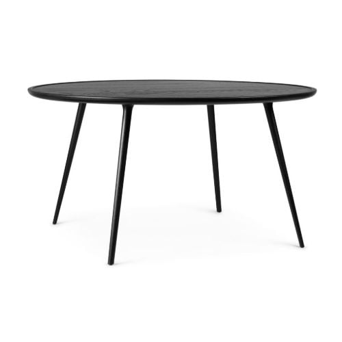 Mater Accent Spisebord Ø: 110 cm - Sortlakeret Egetræ
