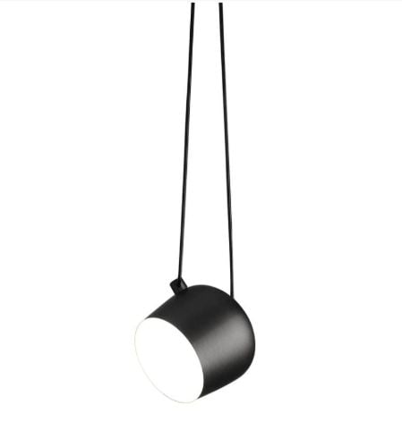 FLOS Aim Pendant Ø: 24,3 cm - Black
