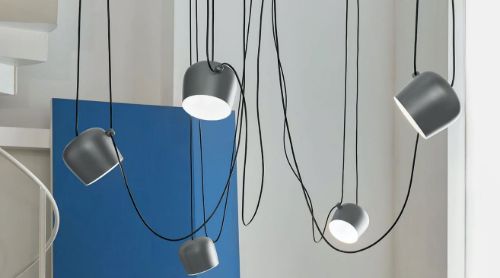 FLOS Aim Pendelleuchte Ø: 24,3 cm - Weiß