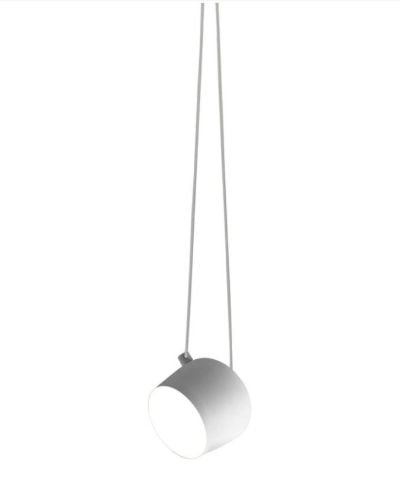 FLOS Aim Small Pendant Ø: 17 cm - White