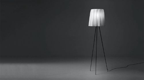 Flos Rosy Angelis Stehleuchte H: 178 cm - Grau