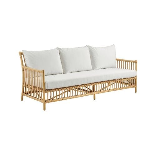 Sika-Design Caroline Exterior 3 Pers. Sofa L: 197 cm - Natural/A670 Michelangelo White