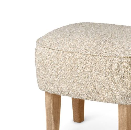 Audo Copenhagen Ingeborg Signatur Fodskammel H: 38 cm - Sacho Zero Boucle 001/Eg