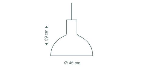 Secto Design Victo 4251 Pendelleuchte Ø: 45 cm - Art.-Nr
