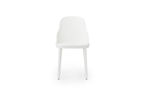 Normann Copenhagen Allez Stuhl PP Outdoor SH: 45,5 cm - Weiß