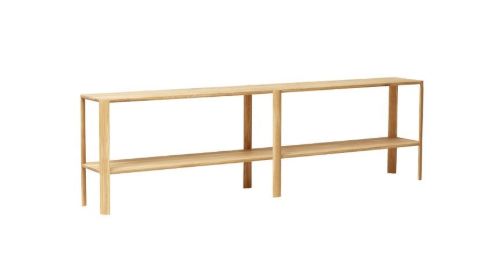 Form & Refine Leaf Regal 2x2 L: 200 cm - Weiß geölte Eiche