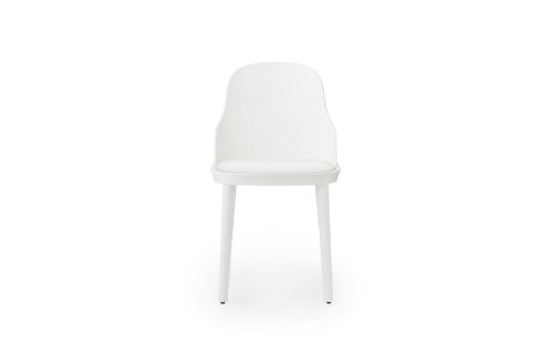 Normann Copenhagen Allez Stuhlpolsterung PP Outdoor SH: 45,5 cm - Weiß / Canvas