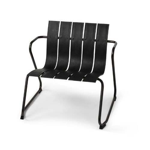 Mater Ocean Lounge Havestol SH: 39 cm - Sort