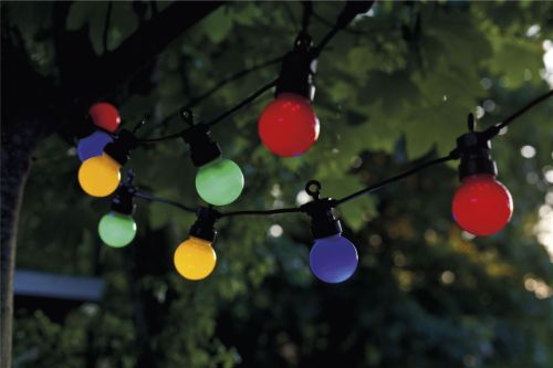 Sirius Lucas Start Set Lichterkette 10 LED-Lampen – Multi/Schwarz