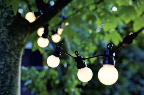 Sirius Lucas Start Set Lichterkette 10 LED-Leuchtmittel - Matt/Schwarz