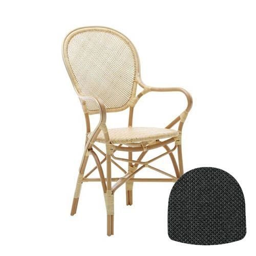 Sika-Design Hynde til Rossini & Isabell Stol 43x45 cm - A669 Rintin Oxalis Dark Grey