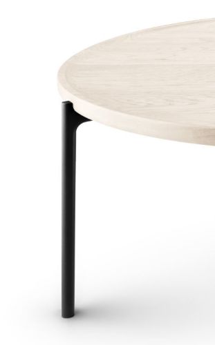 Eva Solo Savoye Couchtisch Ø: 90 H: 35 cm - Weiß geölte Eiche


