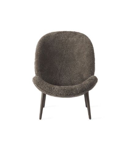 Vipp 466 Lodge Lounge Chair H: 91,5 cm – Dunkle Eiche Curly/Sahara