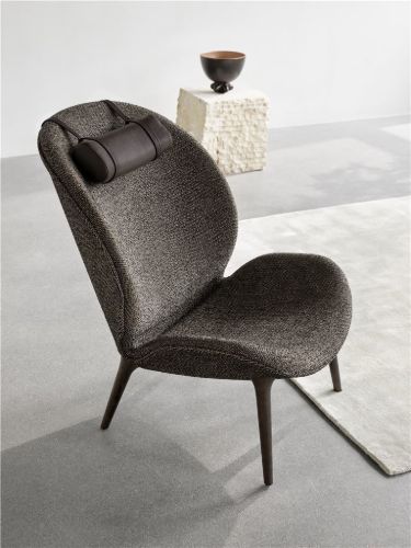 Vipp 466 Lodge Nackenstütze für Lodge Lounge Chair L: 40,5 cm - Helles Leder