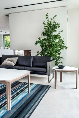 Skovby SM205 Couchtisch 135x77 cm - Weiß geölte Eiche