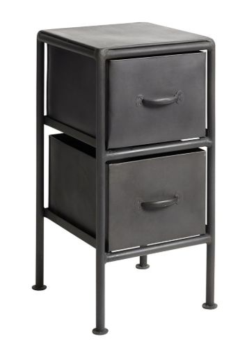 MUUBS Kommode H: 59 cm – Schwarz/Eisen 