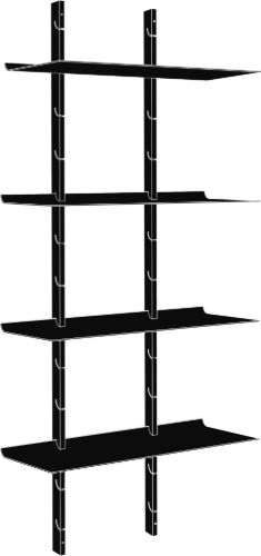Eva Solo Smile Regal groß 2 Stück B: 30 cm – Schwarz