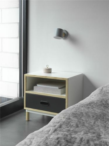 Normann Copenhagen Rise Hardwired Wandleuchte – Weiß