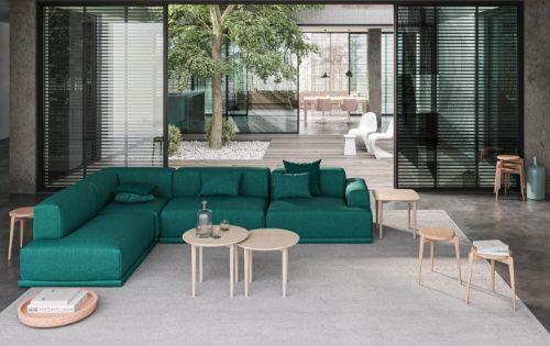 Skovby SM241 Couchtisch rund Ø: 59,5 cm – Eiche massiv / naturgeölt