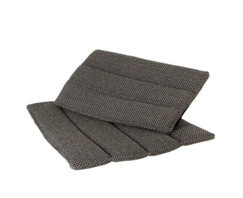 Cane-line Outdoor Sæde- og Ryghynde til Flip Foldestol 47x58 cm - Selected PP Dark Grey