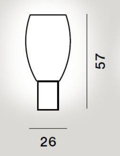 Foscarini Buds 1 Tischleuchte H: 57 cm - Warmweiß