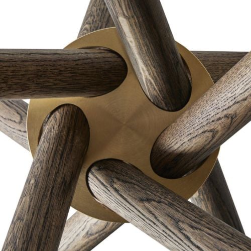 Eberhart Furniture Hector 105 Esstisch Ø: 105 cm – Dunkle Eiche