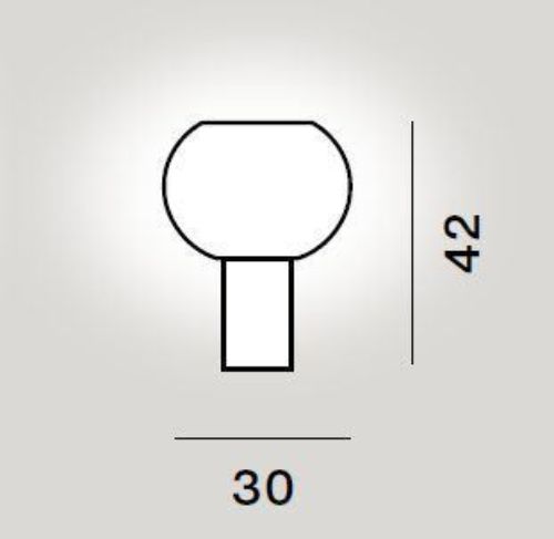 Foscarini Buds 3 Tischleuchte H: 42 cm - Warmweiß