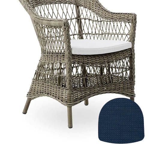 Sika-Design Hynde til Charlot & Marie Exterior Havestol 48x48 cm - A673 Michelangelo Dark Blue