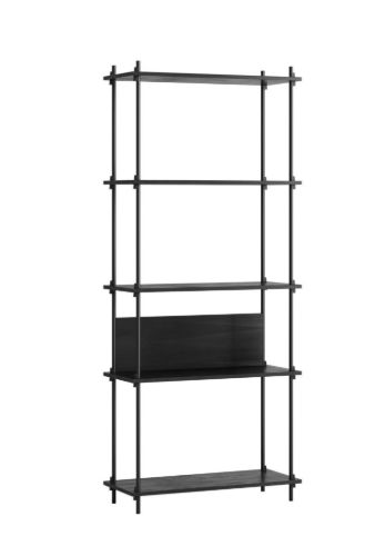 Moebe Shelving System 200x85 cm - Black
