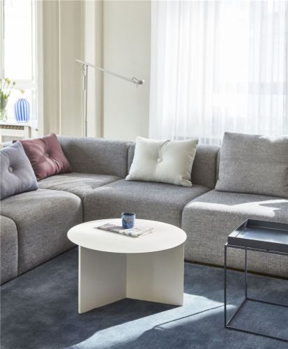 HAY Mags Eckkombination 2 L: 264,5 cm – Rechtes Ende – Hallingdal 130/Schwarz gebeizte Buche
