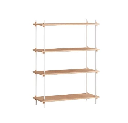 Moebe Shelving System Medium 115x85 cm - Oak/White