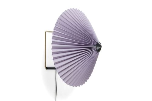 HAY Matin Wall Lamp 380 38x25 cm - Lavender / Brass