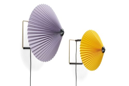 HAY Matin Wandleuchte 380 38x25 cm - Lavendel / Messing