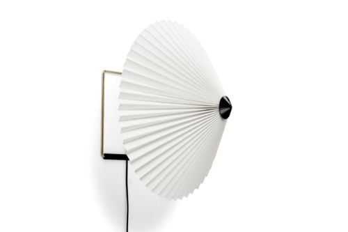 HAY Matin Wall Lamp 380 30x25 cm - White / Brass