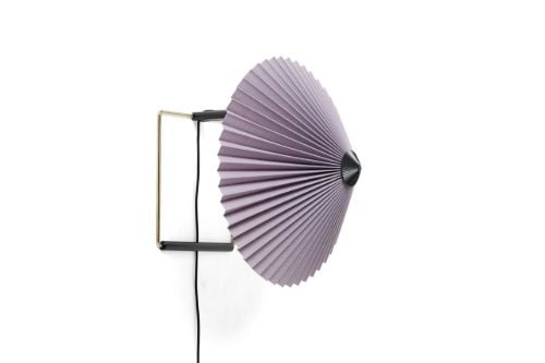 HAY Matin Wall Lamp 300 30x25 cm - Lavender / Brass