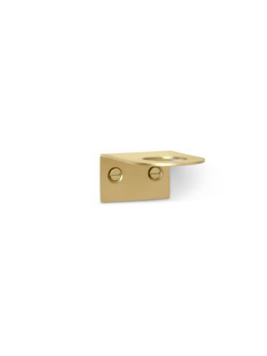 Ferm Living Basho Wandaufhänger 3,2x5 cm - Messing