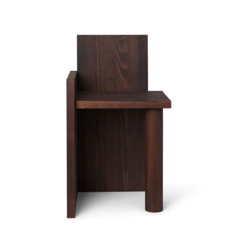 Ferm Living UTA Piece H: 74 cm - Dark Oiled Pinewood