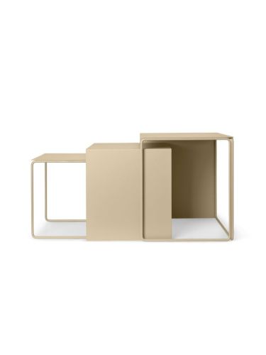 Ferm Living Cluster Tables sæt af 3 - Cashmere