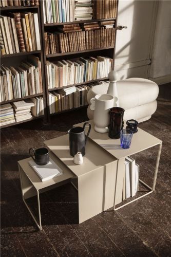 Ferm Living Cluster Tische 3er-Set – Kaschmir